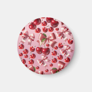 Anpassad Coquette Hjärtbåge Mönster Presentpapper Magnet