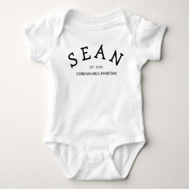 Anpassad Coronavirus Baby One-Biet T Shirt