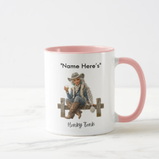 Anpassad Cowgirl-mugg – Mindre snack, mer dans Mugg