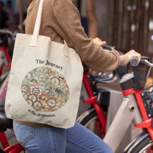 Anpassad cykelresa vardaglig medföljare tygkasse
