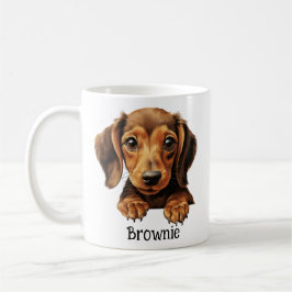 Anpassad Dachshund Kaffemugg
