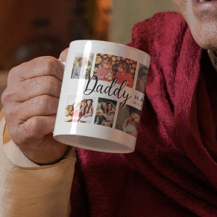 Anpassad Daddy 12 Fotokollage Kaffe Kaffemugg