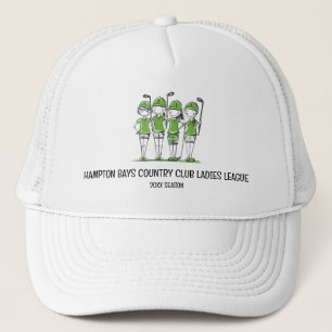 Anpassad Dam Golf League Hat w/Season Keps