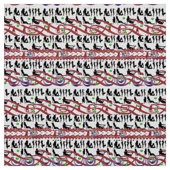 anpassad dansstruktur för dam tyg (Provkarta)