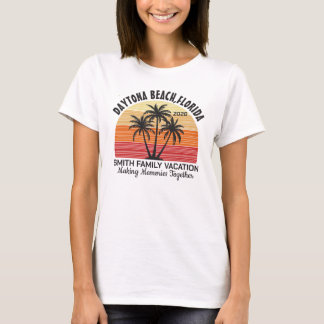 Anpassad Daytona Beach Florida Herr Basic T-Shirt