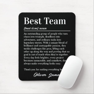 Anpassad Definition av Bästa Team Medarbetarerkänn Musmatta