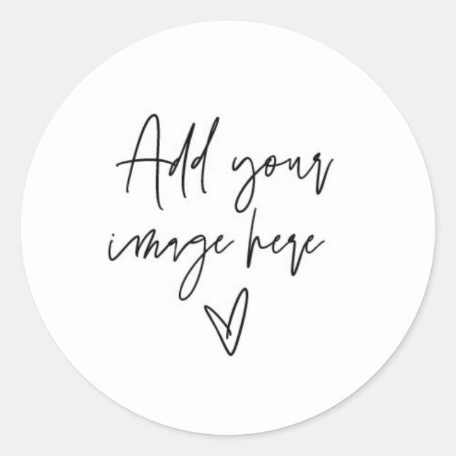 Anpassad dekalmall Skapa din egen etikett (Framsida)