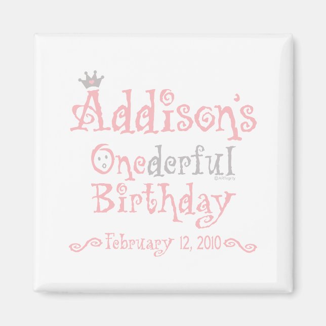 Anpassad design - Addison Magnet (Framsidan)