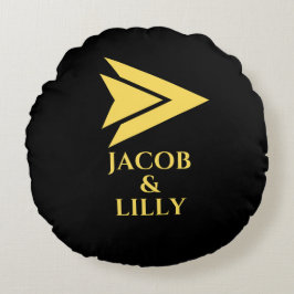 Anpassad design & Comfy Décor - Shop Now på Zazzle Rund Kudde