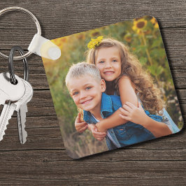 Anpassad design Ditt eget foto av cute Kids Nyckelring