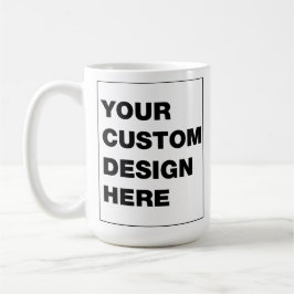 Anpassad design eller Logotyp Kaffemugg