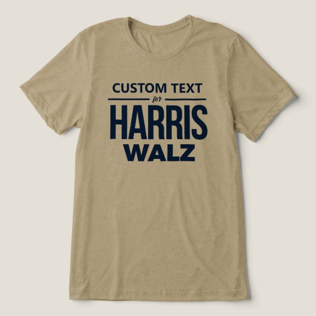 Anpassad design för Harris Walz T Shirt (Design Framsida)