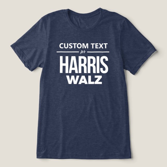 Anpassad design för Harris Walz T Shirt (Design Framsida)
