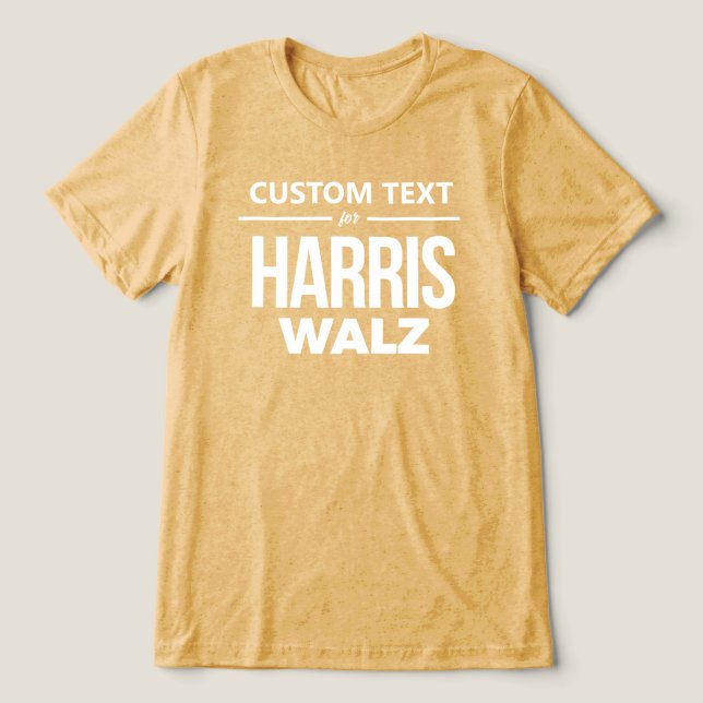 Anpassad design för Harris Walz T Shirt (Design Framsida)