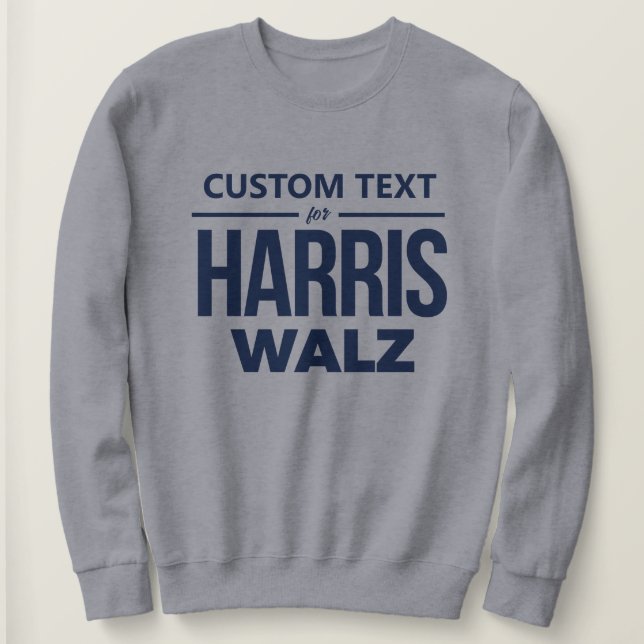 Anpassad design för Harris Walz T Shirt (Design framsida)