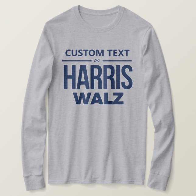 Anpassad design för Harris Walz T Shirt (Design framsida)