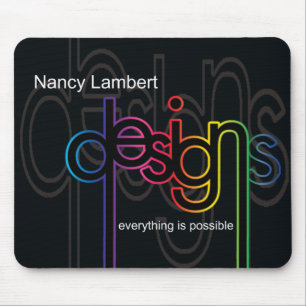 Anpassad design Nancy Lambert planlägger logotype Musmatta