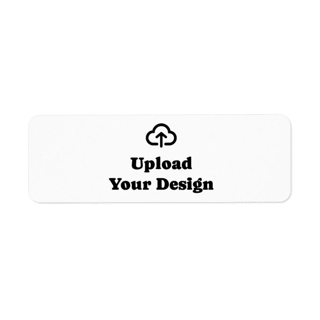 Anpassad design returadress etikett (Framsidan)