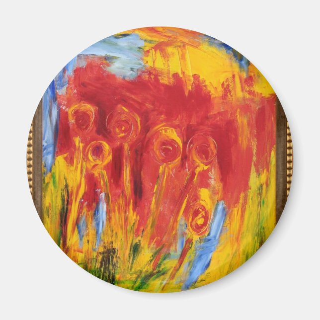 Anpassad design runda magnet (Framsidan)