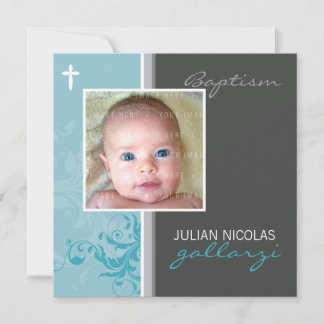 ANPASSAD DESIGN: Suzana Baptism Inbjudan - Post 2S