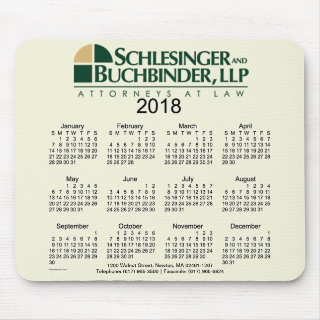 Anpassad designaffärskalender 2018 vid Janz Musmatta (Framsidan)