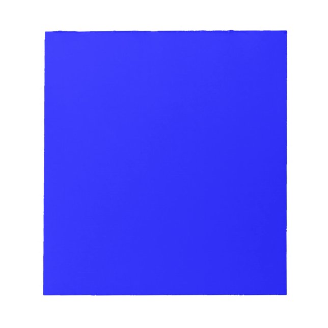 Anpassad designer för Blue Färg Anteckningsblock (Framsida)