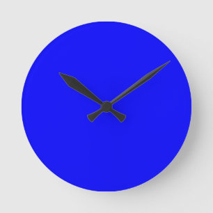 Anpassad designer för Blue Färg Rund Klocka