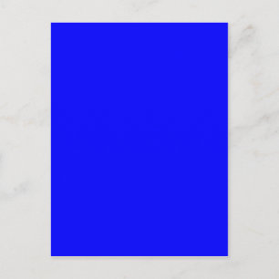 Anpassad designer för Blue Färg Vykort