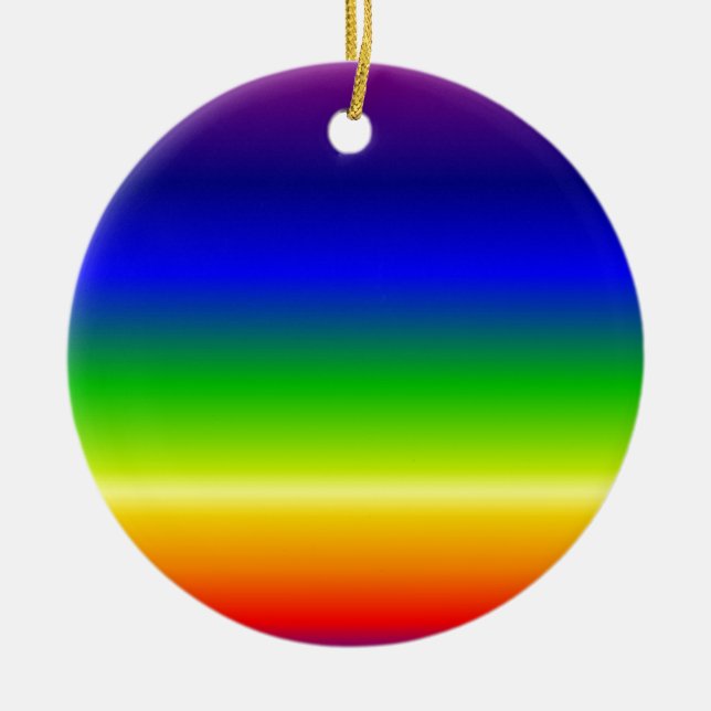 Anpassad designer för färgfull Färg Julgransprydnad Keramik (Framsidan)