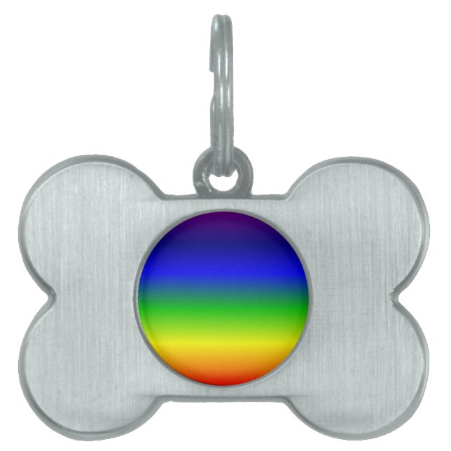 Anpassad designer för färgfull Färg Namnbricka Husdjur (Framsidan)