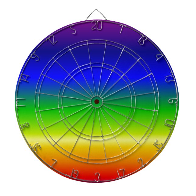 Anpassad designer för färgfull Färg Piltavla (Framsidan)