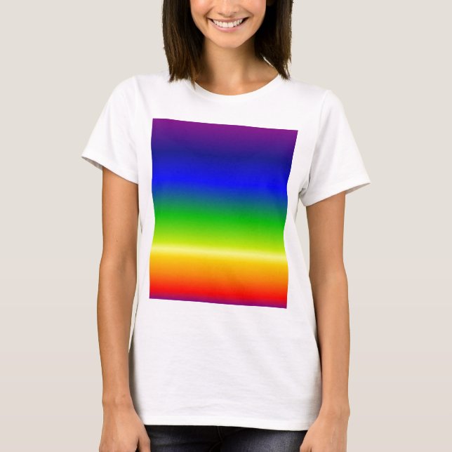 Anpassad designer för färgfull Färg T-shirt (Framsida)