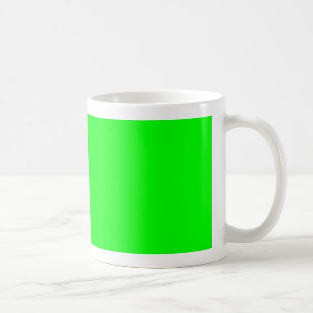 Anpassad designer för grönt Färg Kaffemugg (Höger)