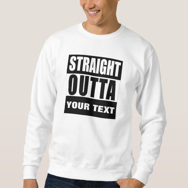 ANPASSAD DESIGNRAKSTRÄCKA OUTTA SWEATSHIRT (Framsida)