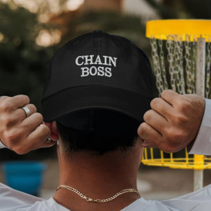Anpassad Discgolf Kedja Boss Present Broderad Keps
