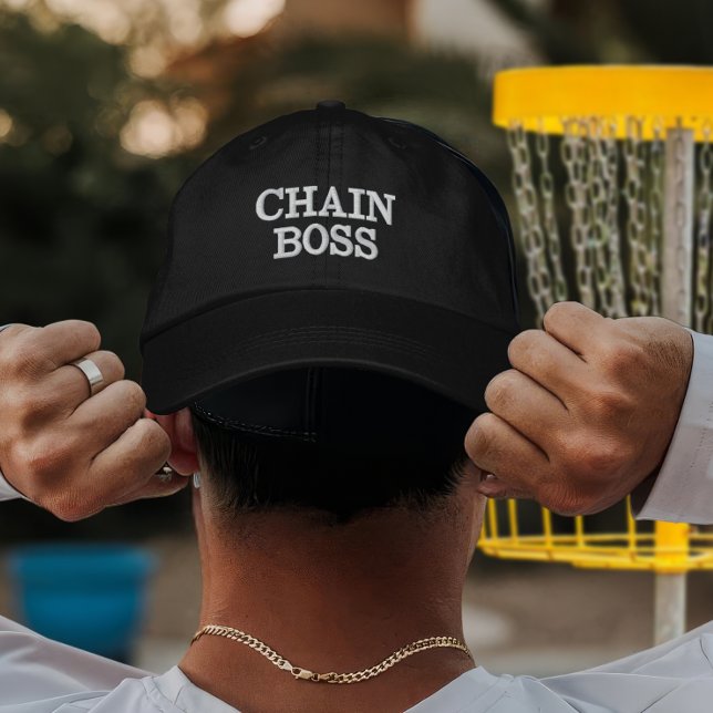 Anpassad Discgolf Kedja Boss Present Broderad Keps (Skapare uppladdad)