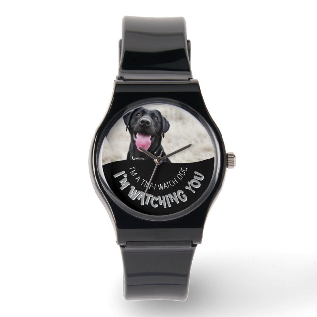 Anpassad - Ditt eget foto - Se Hund Watch Armbandsur (Framsida)