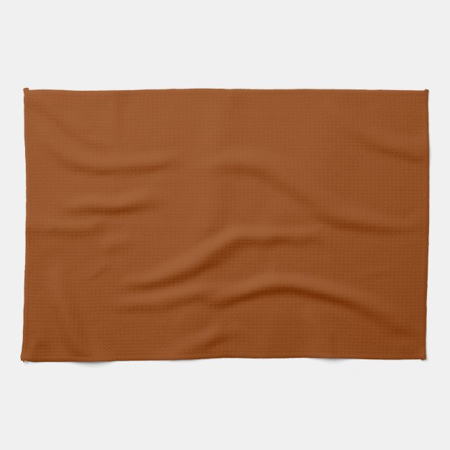 Anpassad DIY skapa din egen bruna moderna chic söt Kökshandduk (Horisontell)