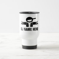 Anpassad DJ Disk Jockey-resemugg för musik-deejay