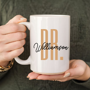 Anpassad doktorsmugg, doktorspresent för examen kaffemugg