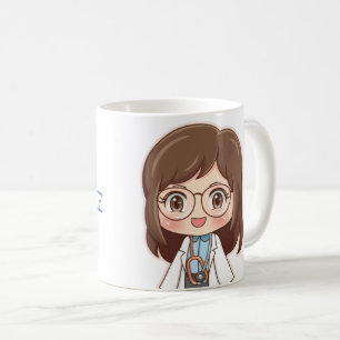 Anpassad Dr (ditt namn) PhD Studenten Kaffemugg