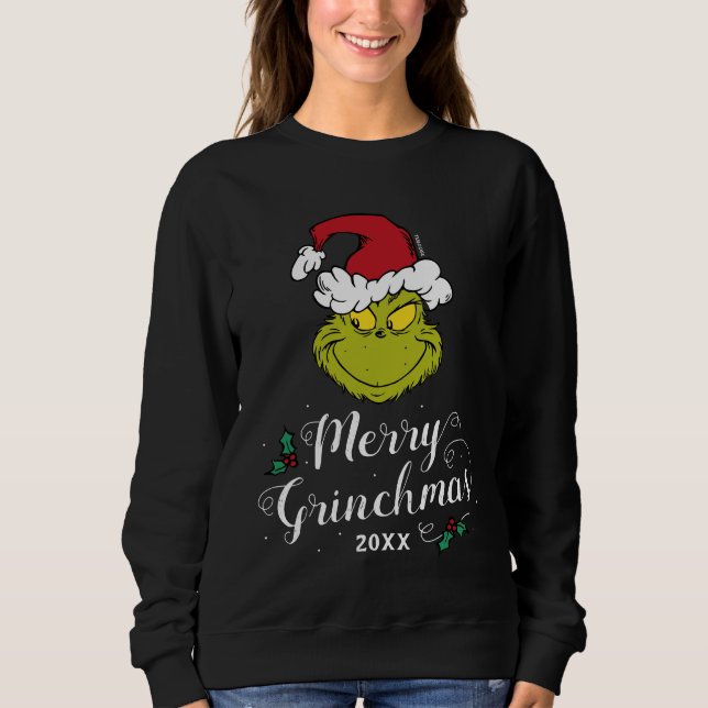 Anpassad Dr. Seuss | Glad Grinchmas  Tröja (Framsida)