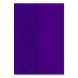 Anpassad dubbel lila glitter bordskort