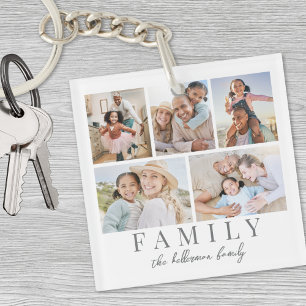 Anpassad dubbelsidig familjefoto