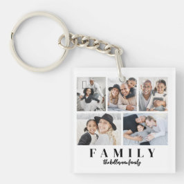 Anpassad dubbelsidig familjefoto