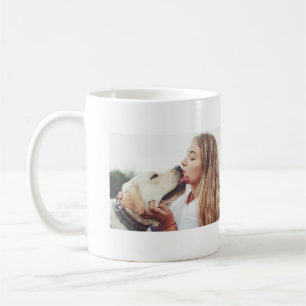 Anpassad dubbelsidig foto kaffemugg
