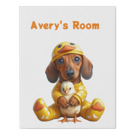 Anpassad Ducky Dachshund Puppy
