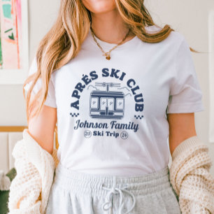 Anpassad Efter Skidåkningsfamilj Vänner Skidresa G T Shirt