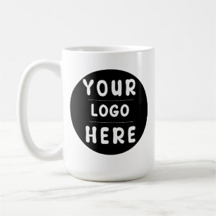 Anpassad egen logotyp eller bild för företag kaffemugg