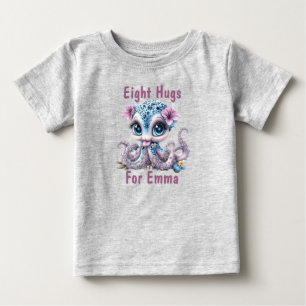 Anpassad Eight Hugs Baby T-Shirt